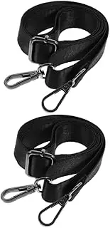 DRESSOOS 2pcs Adjustable Horse Blanket Leg Straps Elastic Replacement Straps Double Swivel Clips for Nylon Material for and Easy Attachment