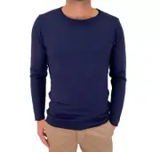 $148 Diesel Men’s K Miso Wool Pullover In Blue Sweatshirt size S