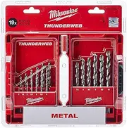 [Milwaukee] 4932352374 Drill, Set 19 Piece 1-10mm
