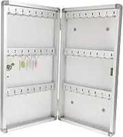 Gadpiparty Wall Mounted Key Management Box with Hooks and Tags Key Storage Organizer for Homes Schools and Offices and Convenient Key Cabinet