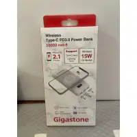 在飛比找蝦皮購物優惠-GIGASTONE Type-C 3.0 QI無線快充15w