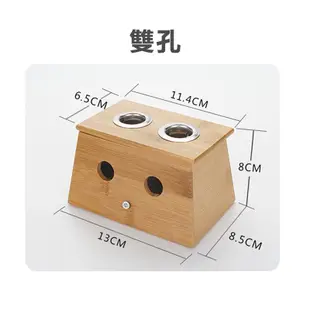 【24小時出貨】竹製艾灸盒 便攜式艾灸盒 加厚竹製艾灸盒 各孔竹製艾灸盒