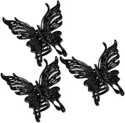 3pcs Butterfly Hair Clip Hair Claw Clips Barrettes for Thick Hair Claw Clips for Thick Hair Butterflies Clip Hair Barrette Butterflies Hair Clip Women Hair Claw Clip Hair Clips Healvian