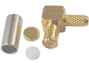 MCX male plug right angle crimp for RG316 RG174 RG188 RF Coax Connector Adapter