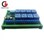 DC12V 8 Channel Relay Modbus RTU DIN Rail RS485 Relay Module Programmable Module