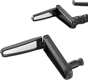 Buhygn Folding Bicycles Mirrors | Rotatable Handlebar Tail Mirror - Foldable Looking-Glass for Bicycles and Scooters, Riding Accessories