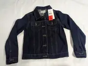 Jona Michelle Girls Blue Denim Jacket Size L 10/12