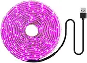 GRARRO LED Grow Light Full Spectrum 5V USB Grow Light Strip 2835 LED Phyto Lamps for Plants Greenhouse Hydroponic Growing 100cm