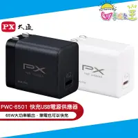 在飛比找蝦皮商城優惠-PX大通快充USB電源供應器(65W TYPE C) PWC