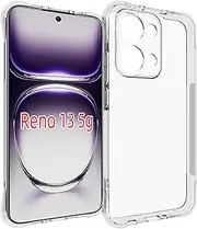 [USTIYA] Case for Oppo Reno 13 5G Case Clear TPU Four Corners Protection Cover Transparent Soft