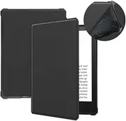 Case for Kindle Paperwhite 10th Generation 2018, Kindle Case with Waterproof Kindle Paperwhite E-Reader Case, e-Book-Reader-Covers with Auto Sleep/Wake for Kindle Paperwhite 10th Gen - Black