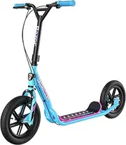 Razor Flashback Kick Scooter – 12" Mag Wheels with Air-Filled Tires, Dual Hand-Operated Brakes, BMX Style Scooter for Kids and Teens