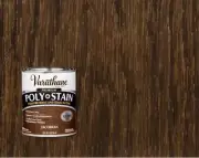 Varathane Premium Poly + Stain, Polyurethane & Stain in 1, Gloss, Jacobean,32 Oz