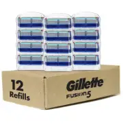 Gillette Fusion5 ProGlide Razor Blades for Men - 12 Refills- Brand NEW