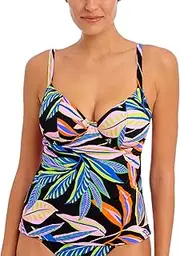 [FREYA] Women's Desert Disco Underwire Plunge Tankini Top