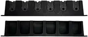 Wall Mount Fishing Rod Rack Vertical Fishing Pole Holders Store 6 Rods Rod Storage Racks for Garage Wall