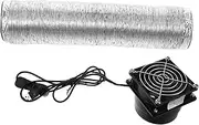 Hoement Mini USB Adjustable Speed Exhaust Fan Kit for DIY Soldering Portable Smoke Extractor for Workshops Kitchens and Bathrooms Efficient Air Filtration System Lightweight Design