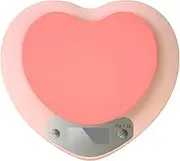 Cute Kitchen Scale, Digital Food Scale with LCD Display, 11 ib (5kg) Capacity, 0.03 oz (1g) Precise Weight Measuring for Baking Cooking (Pink)