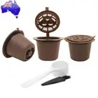 15Pcs Refillable Reuse Coffee Capsule Filters for Nespresso Machine (Coffee)