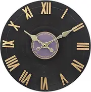 Outdoor Clock for Patio - Waterproof Wall-Mounted Disk-Style Large Clock - Battery-Operated Decorative Timer, Timekeeping Device, Modern Timer for Garden Patio Pool