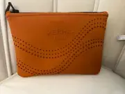 Hermes Neobain Waves Pouch PM Potiron Natural Color Brand New