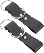 VERDANVERSE 2pcs Pu Leather Skirt Hikes Accessory Medieval Belt Hooks for Renaissance Cosplay Costumes Leather Convenient Waistband Supplies Stable Reusable Design