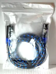 HHDZI NYLON BRAIDED BALANCED XLR CABLE AUDIO MICROPHONE CABLE