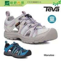 在飛比找Yahoo!奇摩拍賣優惠-《綠野山房》Teva 美國 兒童 Manatee 護趾鞋 涼