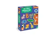 Mudpuppy My First Kids 8 Jigsaw Puzzle Toy Set 10x15cm Happy Animals 0+
