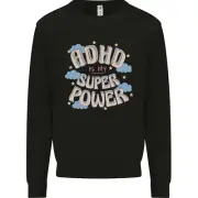 ADHD is My Superpower Kids Sweatshirt Jumper