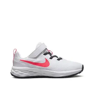 【NIKE 耐吉】運動鞋 童鞋 中童 兒童 REVOLUTION 6 NN PSV 白 DD1095-101