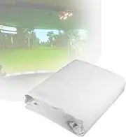 Indoor Golfs Simulator Curtains, Impact Display Projection Screen, for Golfs Ball Training,Play Game Entertainment Tools, A Giving for Friend, for Outdoor Indoor,Singlelayer-3m*1m