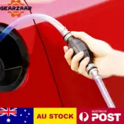 Manual Water Oil Liquid Syphon Petrol Fuel Transfer Pump Hand Siphon Pipe Hose