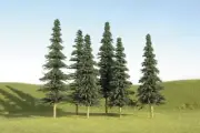 Bachmann 32204 O Scale 8" - 10" Spruce Trees SceneScapes (3 PK)