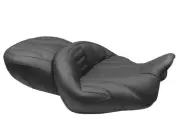 For Mustang 15-21 Harley Freewheeler Super Touring Deluxe 1PC Seat - Black
