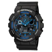 在飛比找PChome24h購物優惠-G-SHOCK 變形金鋼機械感重型運動錶-藍指針