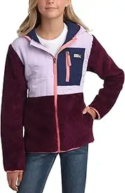 [Eddie Bauer] Kids' Fleece Jacket - Soft Fleece Sherpa Lined Hooded Jacket for Boys and Girls - Cozy Full Zip Up Hoodies (5-20)