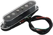 Tadill Bridge Pickup Alnico 5 Humbucker Noiseless Neck Humbucker Guitar Pickup Set for Musical Instrument Accessory Electric Guitar, clear
