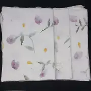 150 Sheets White Mulberry Flower of Pressed Botanical Handmade Paper Book Craft