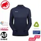 【MAMMUT 長毛象 女 Selun FL Sun Hoody AF 機能套頭連帽上衣《海洋藍》】1016-01410