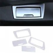 Fit For BMW X1 F48 2016-2021 Matte Silver Car Inner Door Storage Box Cover Trim (for: BMW)