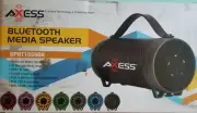Axess SPBT1056 Portable Bluetooth Speaker With Built-in USB Support, FM Radio