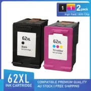 2x Compatible Ink Cartridges 62XL for HP Envy 5540 5542 5640 5642 7640 7643