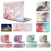 Marbled Hard Shell Case Keyboard Cover for Apple MacBook Air Pro 11 13 15 and M1