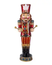 National Tree Company 58in Animated Nutcracker with Multicolor Lights & Music