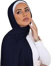 [Piewag] Hijab Scarf for Women Soft Cotton Muslim Jersey Hijab Head Wrap Scarves Fashion Long Scarf Shawls