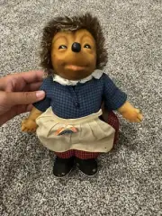 Vintage Steiff Micki Hedgehog Doll, 7 In with Tag , Germany