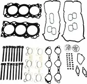 NITOYO HS26370PT Head Gasket Set with Bolts Compatible with Nissan Frontier 2005-2019,Pathfinder 2005-2012,Xterra 2005-2015,NV 1500/2500/3500 2012-2020,Suzuki Equator 2009-2012 ES72900 HSHB3042