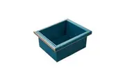 HIGOLD B Series Pull Out Wardrobe Basket - Deep - Fits 600mm Cabinet - Teal Finish