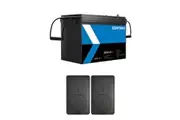 GENTRAX 12V 200Ah Lithium Battery LiFePO4 100A BMS 2PCS 10000mAh Magnetic Power Bank 15W Wireless